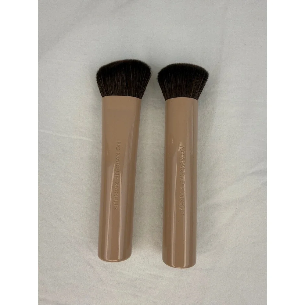 Perricone MD No Makeup Makeup Brush Set Blush and Foundation Brushes Tan